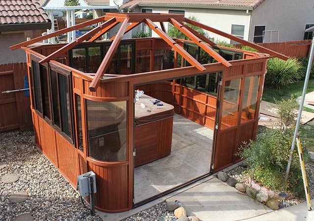 aspen gazebo roof assembly