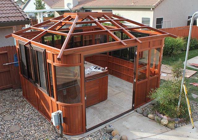 aspen gazebo roof assembly