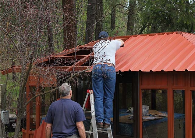 Aspen gazebo roof assembly