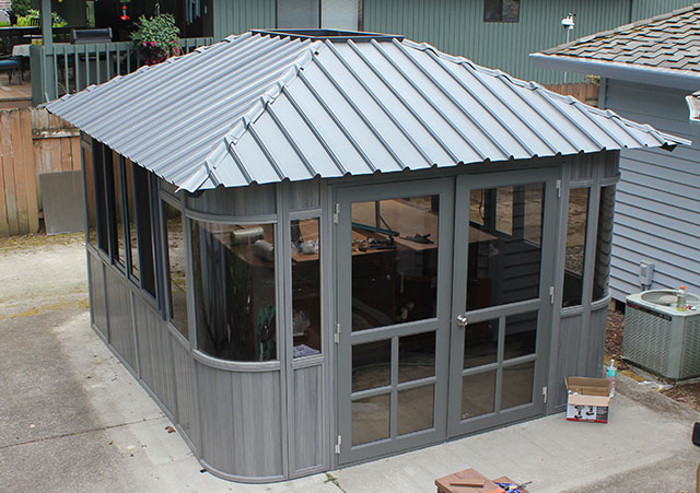 gazebo roof installation