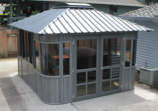 a Colorado hot tub enclosure