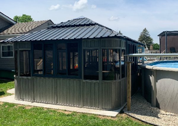 hot tub enclosure