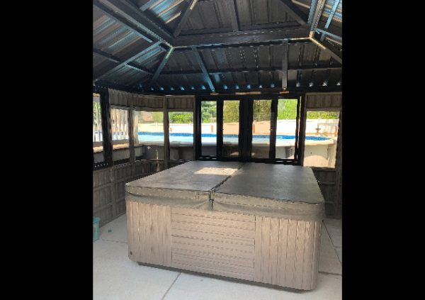 hot tub enclosure