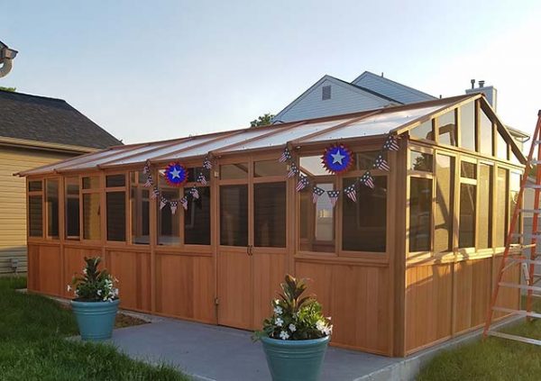 Testimonials J. Ingram Gazebo Side View- Spa Gazebo|Hot Tub Enclosure - Westview Manufacturing