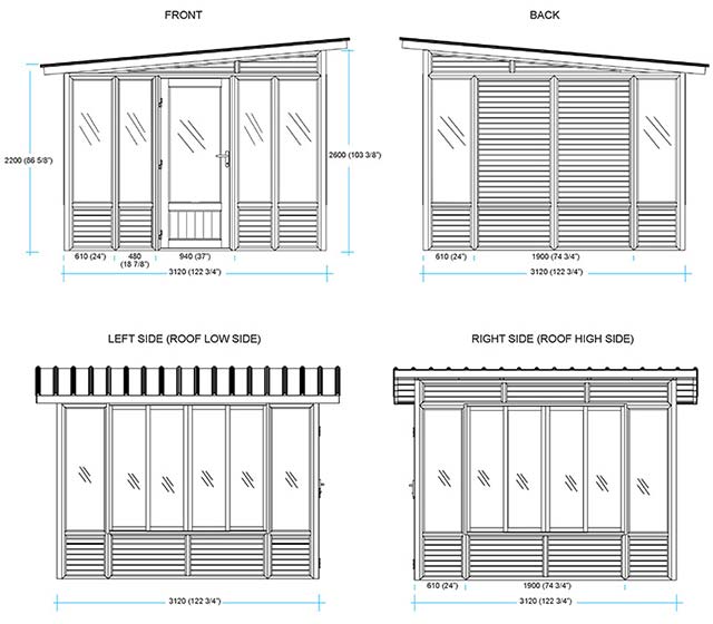 Studio 31 elevation drawing