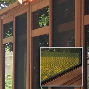 Cedar Frame Screen Upgrade